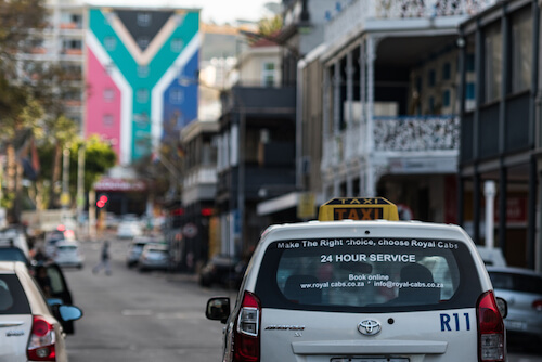 Cape Town Taxi - image by gabrielaraujo1510/shutterstock