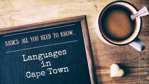 Languages in Cape Town