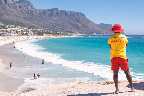 Lifeguard at Cape Bay Beach by Dmitrii Sakharov/shutterstock.com