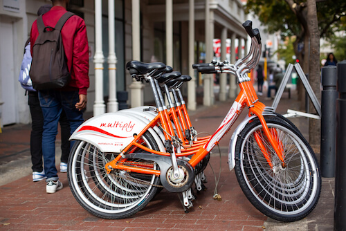 Cape Town bicycles - image by RichTPhoto/shutterstock.com
