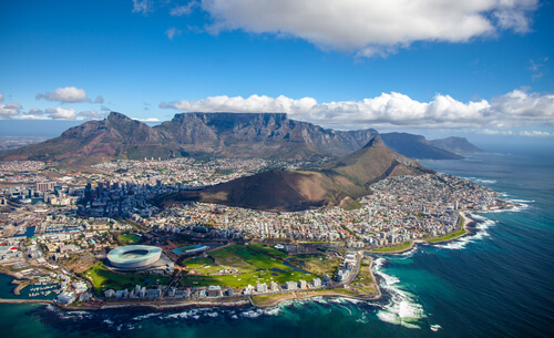Cape Town aerial by Marjoli Pentz /Shutterstock.com