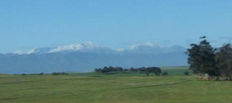 Cape Town Snow in the mountains