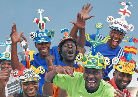 Cape Town in World Cup Fever: The team of Makoya Makaraba. Picture by: makaraba.co.za