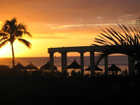 Sunset in Mauritius