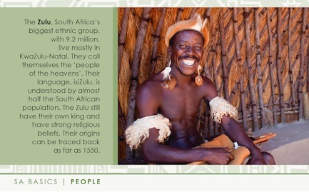Zulu man smiling - Living in South Africa expat guide book, image courtesy of SA Tourism