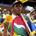 South African soccer fan, copyright by safarinow