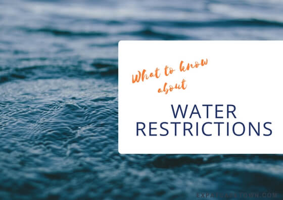 Water restrictions