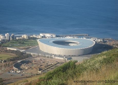 Cape Town Stadium as seen from Signal Hill