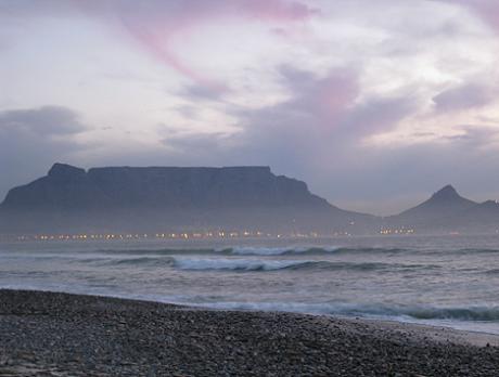 Sunset over Cape Town 