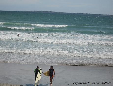 Surfing in Cape Town Big Bay