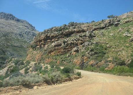 Most of the roads in the mountains are untarred.