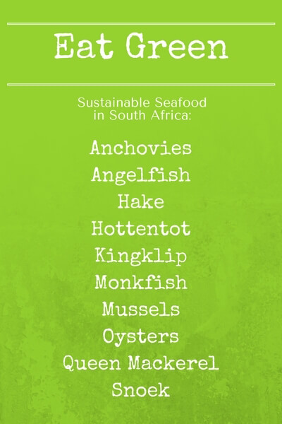 Eat green - Sustainable Seafood Choices - ExpatCapeTown