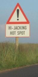 Hijacking sign by Zakysant at Wikipedia