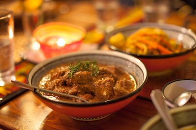 Typical South African food - Curry