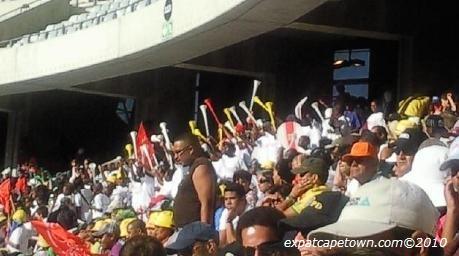 Vuvuzelas at the Soccer Match