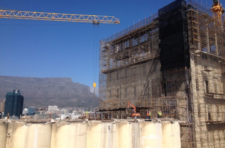 Zeitz Museum in Construction Cape Town